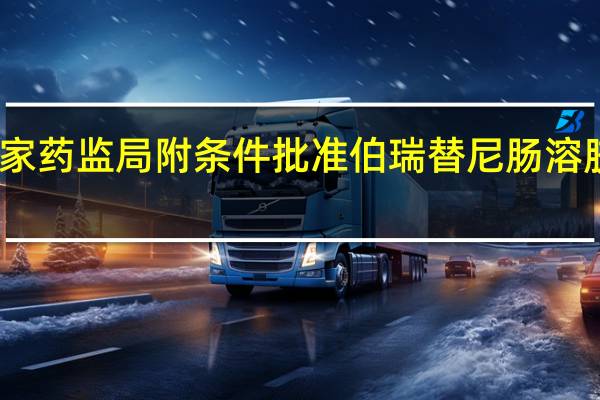 国家药监局附条件批准伯瑞替尼肠溶胶囊上市