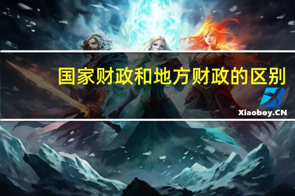 国家财政和地方财政的区别