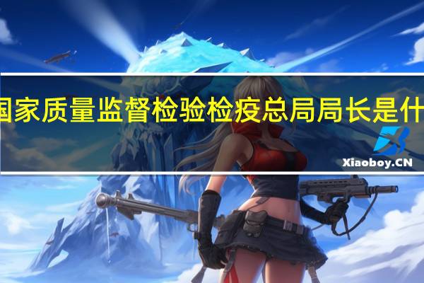 国家质量监督检验检疫总局局长是什么级别(国家质量监督检验检疫总局人事司简介)