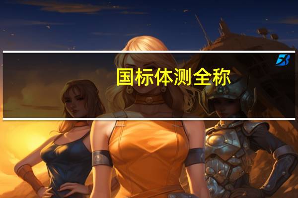 国标体测全称