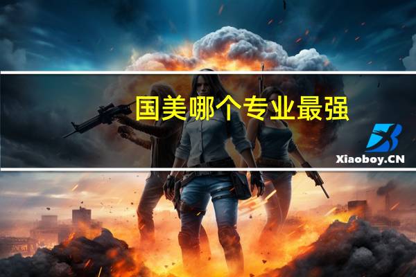 国美哪个专业最强