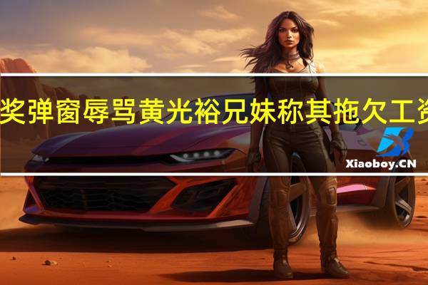 国美APP抽奖弹窗辱骂黄光裕兄妹 称其拖欠工资 到底什么情况呢