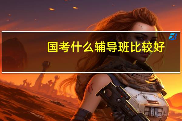 国考什么辅导班比较好