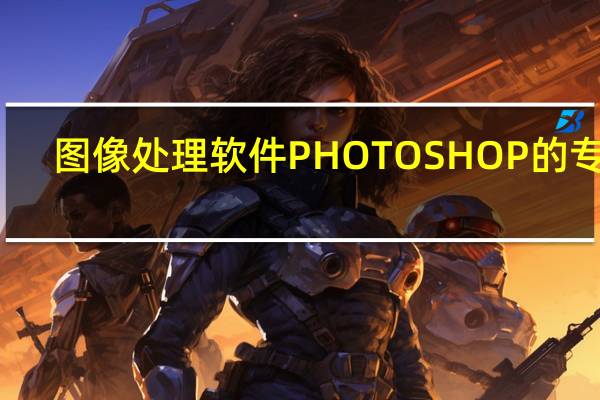 图像处理软件PHOTOSHOP的专用(图象处理软件)