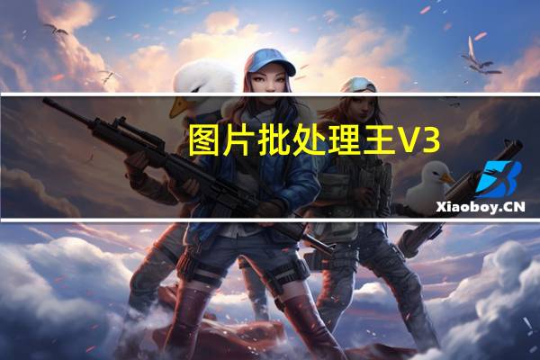 图片批处理王 V3.0 绿色免费版（图片批处理王 V3.0 绿色免费版功能简介）