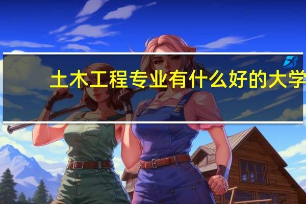 土木工程专业有什么好的大学