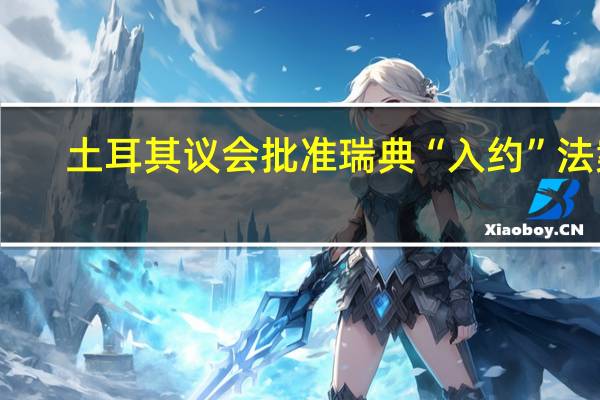 土耳其议会批准瑞典“入约”法案