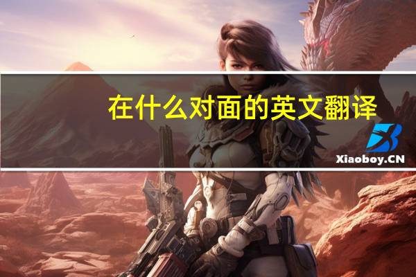 在什么对面的英文翻译（在什么对面的英文）