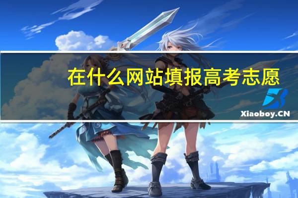 在什么网站填报高考志愿