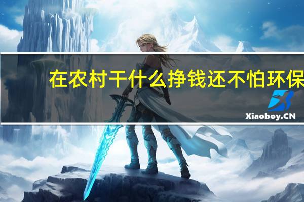在农村干什么挣钱还不怕环保（在农村干什么挣钱）