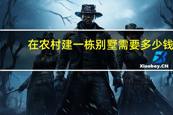 在农村建一栋别墅需要多少钱