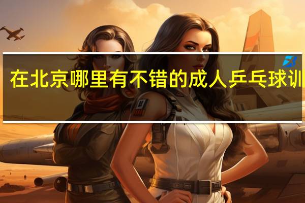 在北京哪里有不错的成人乒乓球训练馆