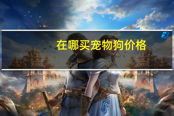 在哪买宠物狗价格