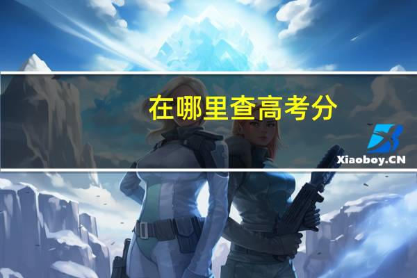 在哪里查高考分