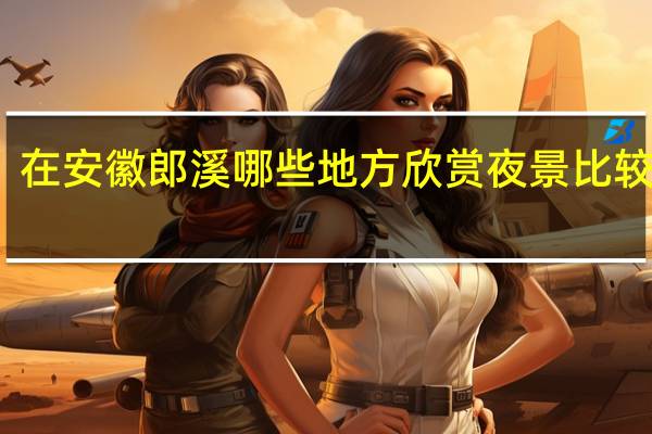 在安徽郎溪哪些地方欣赏夜景比较舒适
