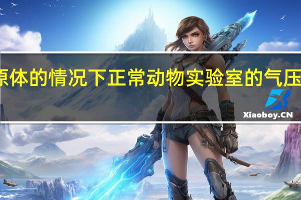 在无特定病原体的情况下正常动物实验室的气压与室外相比是多少?
