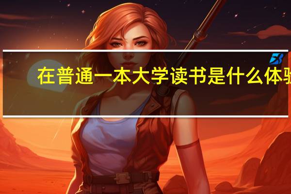 在普通一本大学读书是什么体验