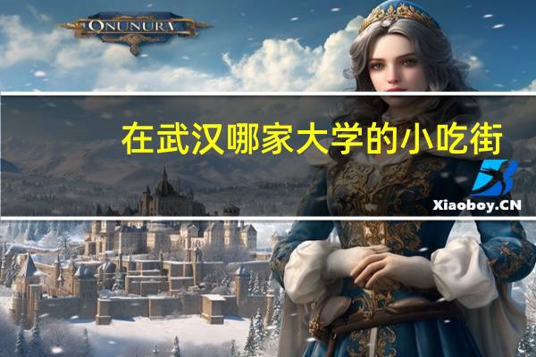 在武汉哪家大学的小吃街(堕落街)最大 武汉本地人去的小吃街