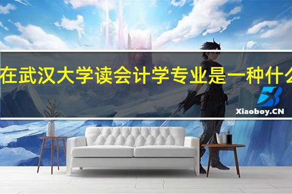 在武汉大学读会计学专业是一种什么体验