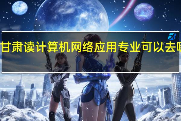 在甘肃读计算机网络应用专业可以去哪些学校