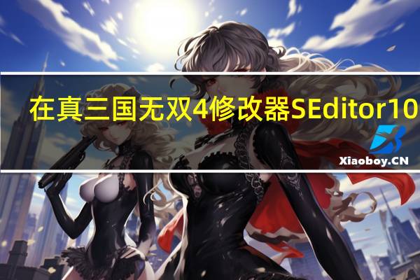 在真三国无双4修改器SEditor100里,怎么修改LINKDATA数据 真三国无双五修改器