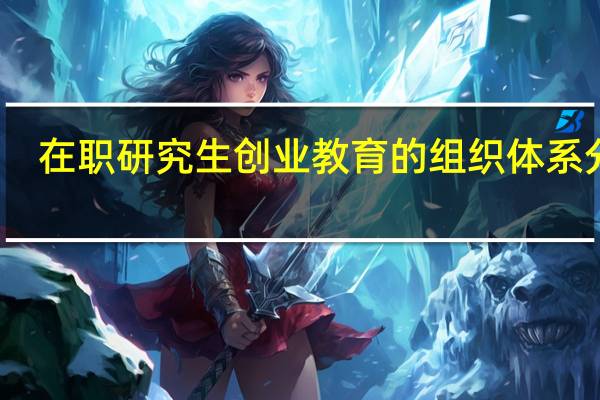 在职研究生创业教育的组织体系分析