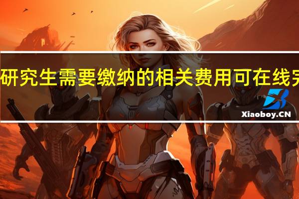 在职研究生需要缴纳的相关费用可在线完成缴纳吗