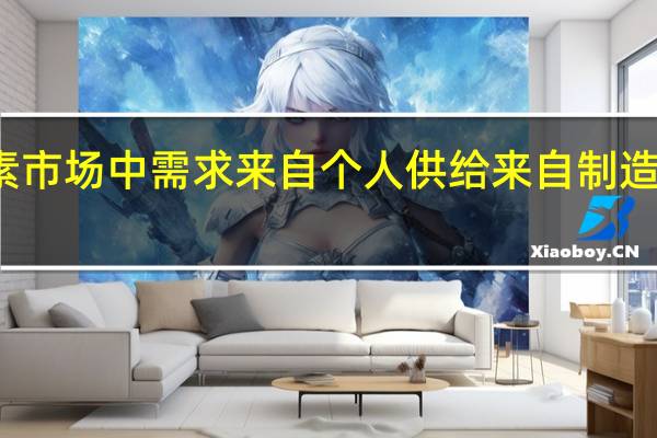 在要素市场中需求来自个人供给来自制造商这样对吗？