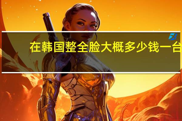 在韩国整全脸大概多少钱一台？一套化妆品大概多少钱