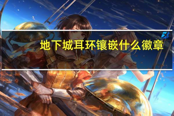 地下城耳环镶嵌什么徽章（地下城耳环宝珠大全）