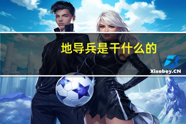 地导兵是干什么的