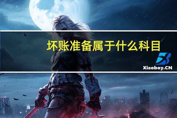 坏账准备属于什么科目