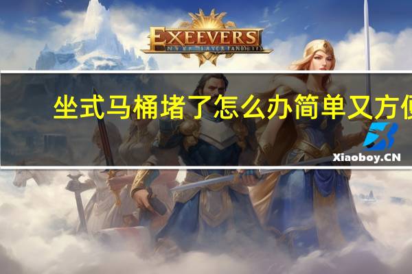 坐式马桶堵了怎么办简单又方便（坐式马桶堵了怎么办）