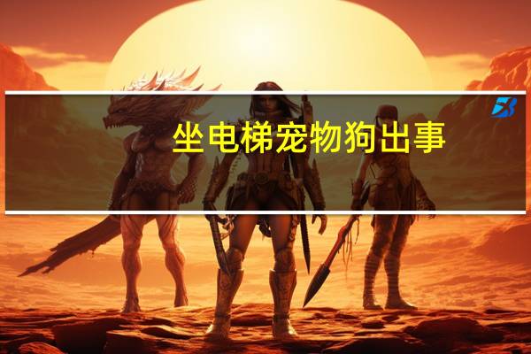 坐电梯宠物狗出事
