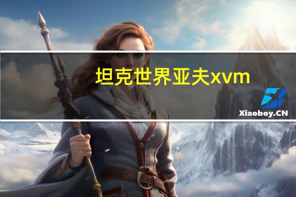 坦克世界亚夫xvm