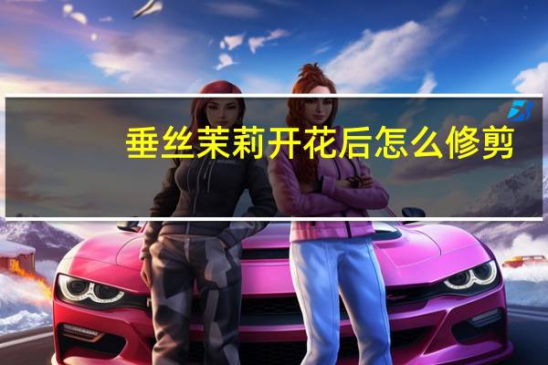 垂丝茉莉开花后怎么修剪