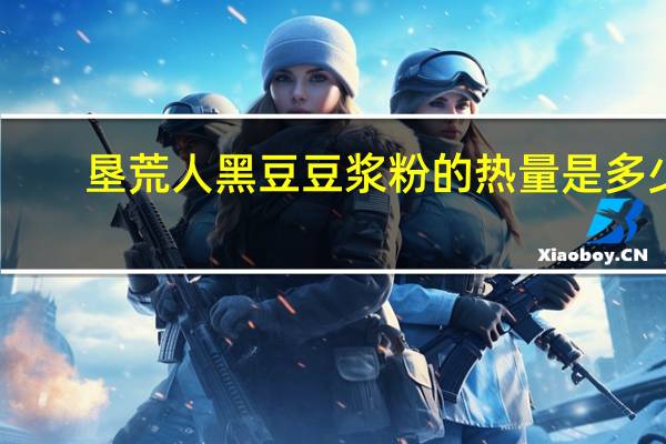 垦荒人 黑豆豆浆粉的热量是多少