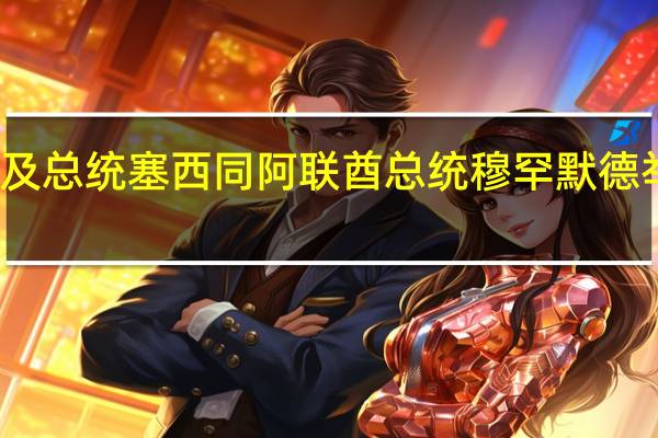 埃及总统塞西同阿联酋总统穆罕默德举行会谈