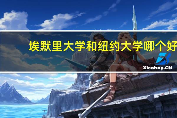 埃默里大学和纽约大学哪个好
