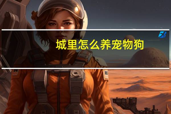 城里怎么养宠物狗