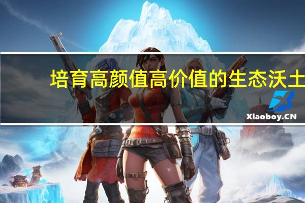 培育高颜值高价值的生态沃土