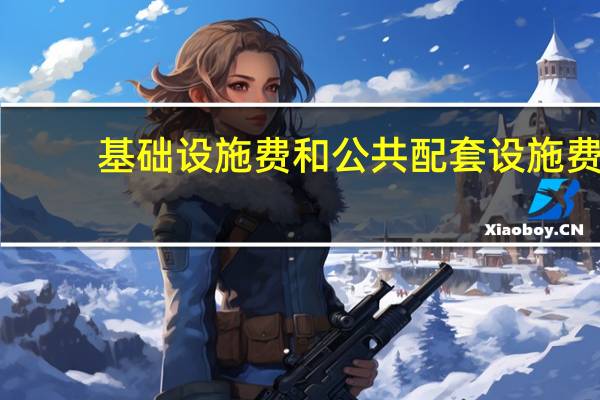 基础设施费和公共配套设施费（基础设施费）