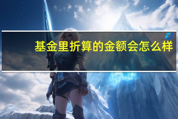 基金里折算的金额会怎么样（基金折算我的钱突然少了很多）