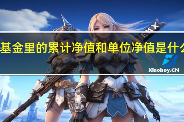 基金里的累计净值和单位净值是什么意思（基金单位净值和累计净值是什么意思?有人知道吗）