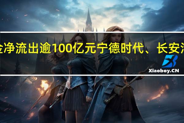 基金重仓指数主力资金净流出逾100亿元宁德时代、长安汽车、五粮液净流出超5亿元