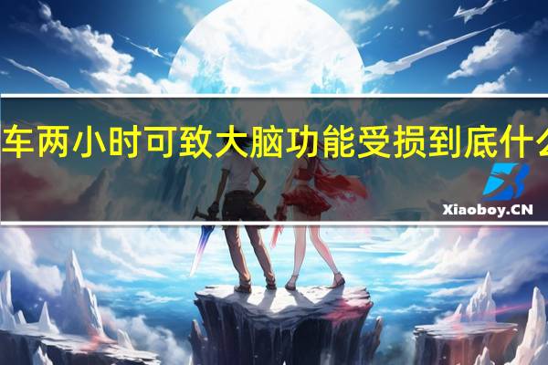 堵车两小时可致大脑功能受损 到底什么情况嘞
