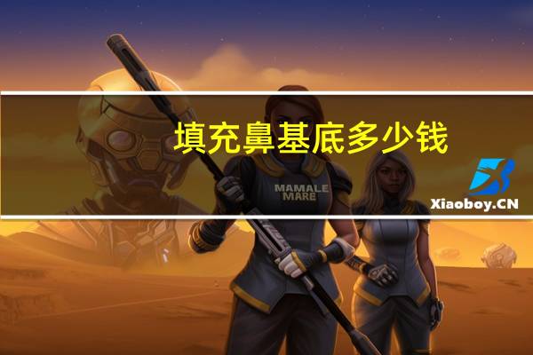 填充鼻基底多少钱，填充adm的费用大概是多少