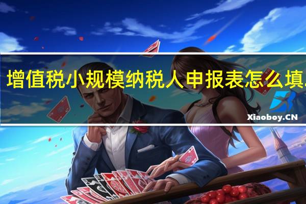 增值税小规模纳税人申报表怎么填2020（增值税小规模纳税人申报表怎么填）