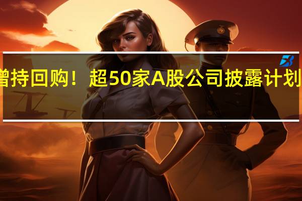 增持回购！超50家A股公司披露计划或进展