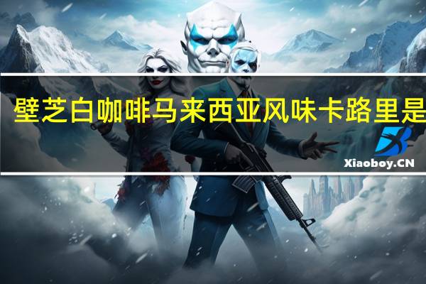 壁芝 白咖啡马来西亚风味卡路里是多少